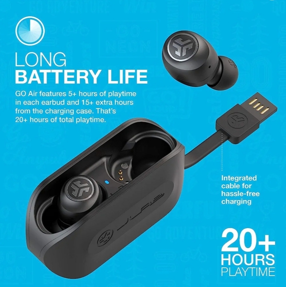 JLab Audio Go Air True Wireless Bluetooth Earbud